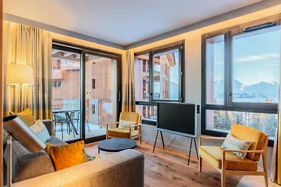 Apartment in Les Arcs mit Spa und Blick auf d...