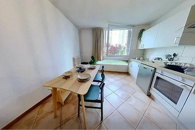 Camera accogliente in un accogliente appartam...