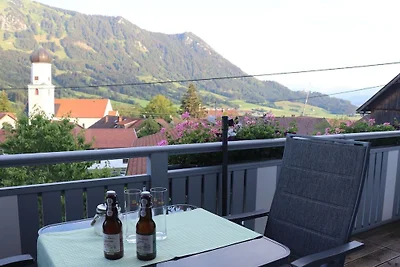 Wohnung in Rettenberg mit Schwimmbecken