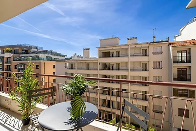 Haussmann appartement - balkon op het zuiden...