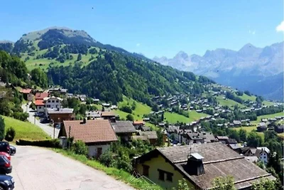 Wohnung in Villeneuve mit Aravis-Blick