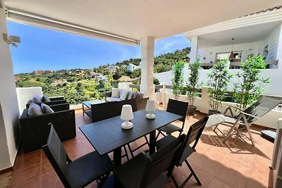 Apartment in Ojén mit Blick auf den...