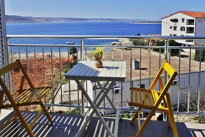 Appartement in Seline am Meer mit Meerblick-e...