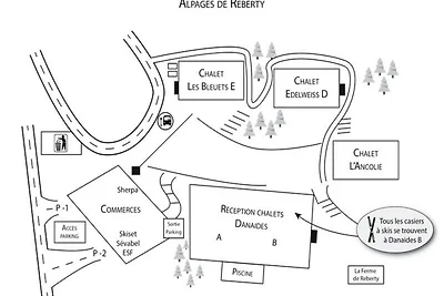 Appartamento a Reberty con accesso alle piste...