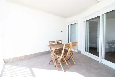 Appartement in Canet met uitzicht op zee