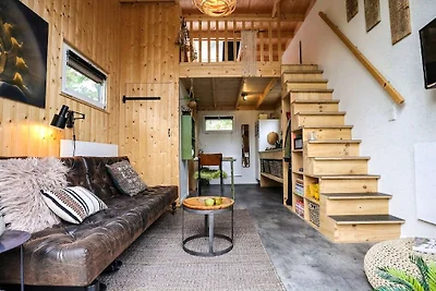 Schönes Tiny House mit Pelletofen, auf der...
