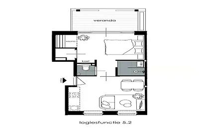 Großzügige Lodge mit privater Sauna