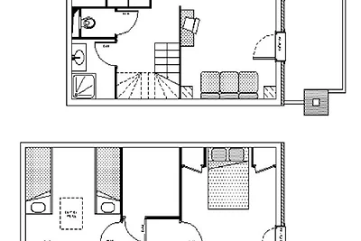 4 Zimmer für 8 Personen