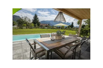 Hütte in Inzell mit Schwimmbecken