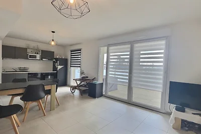 Modern appartement met 2 terrassen