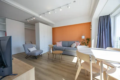 Studio in Belgien mit Meerblick