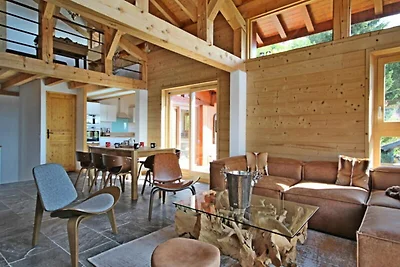 Chalet mit Blick auf den Mont Blanc,...