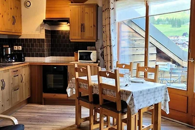 Ferienwohnung in Les Gets mit Blick auf die...