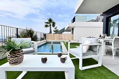 Villa a Polop Hills con Piscina Privata