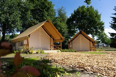 Tenda lodge con bagno e airco, vicino ad un...