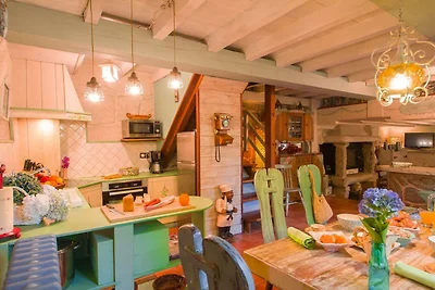 Ferienhaus mit Garten in Strandnähe