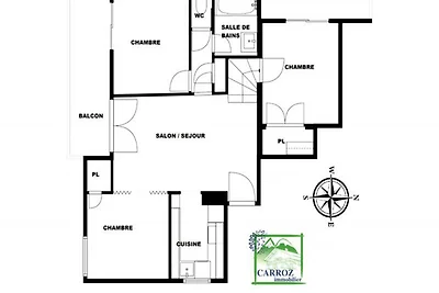 Ferienwohnung in Les Aravis in der Nähe der...