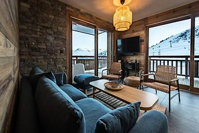 Apartment an der Marmotte-Piste mit Aussicht