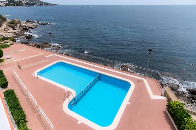 Ferienwohnung in Roses mit Meerblick und Pool