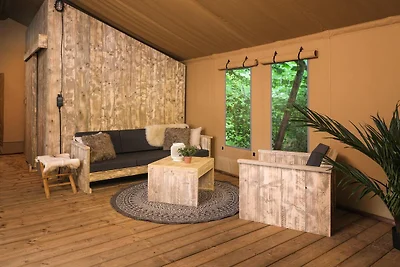 Premium-Safari-Zelt mit extra großer Terrasse