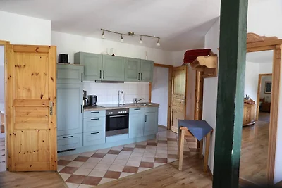 Ruim appartement in Dargun met zwembad