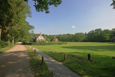 Mooi chalet met terras aan de vijver