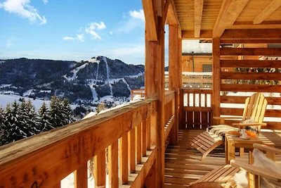 Chalet in La Clusaz mit Panoramablick