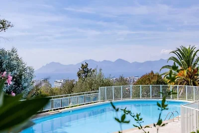 Appartement in Cannes met uitzicht op zee en...