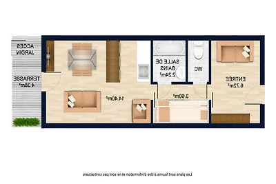 Chalet in La Clusaz mit Bergblick