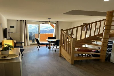 Appartement in Allos met zwembad en balkon