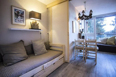 Monolocale per 4 persone ai piedi delle piste