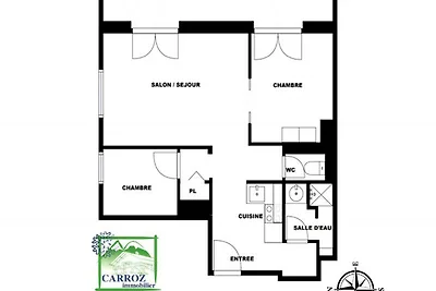 Wohnung in Les Aravis in der Nähe der...