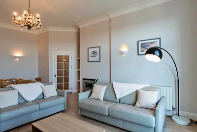 Appartement met uitzicht op Towan Beach.
