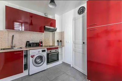 Charmant appartement met 1 slaapkamer en 4 zi...