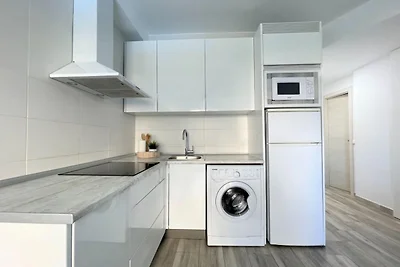 Apartment mit Blick auf den Strand von Santa...