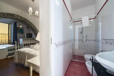 Wohnung in Praiano mit Blick auf Capri