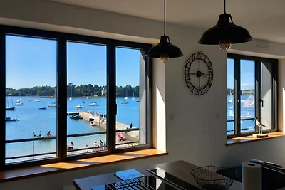 Ferienwohnung in Île-Tudy mit Meerblick