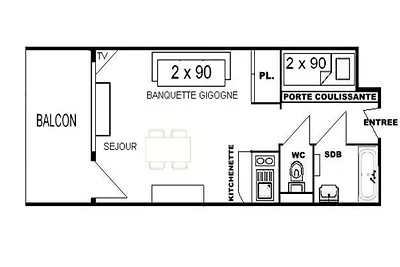 Appartamento nel centro della località con...