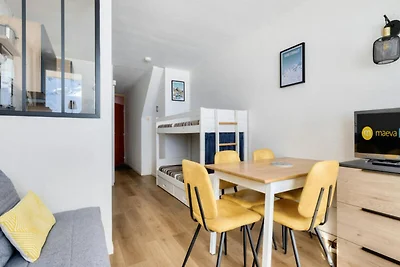 Apartment in La Mongie mit Zugang zu den...