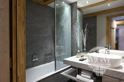 Apartment in Les Houches mit Blick auf den Mo...