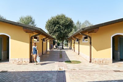 Hütte auf einem Campingplatz in Strandnähe