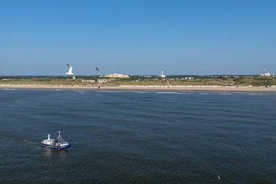 Strandhaus in Wijk aan Zee mit Meerblick
