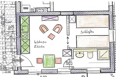 Ferienwohnung mit 1 Schlafzimmer