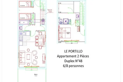 2 Zimmer für 8 Personen