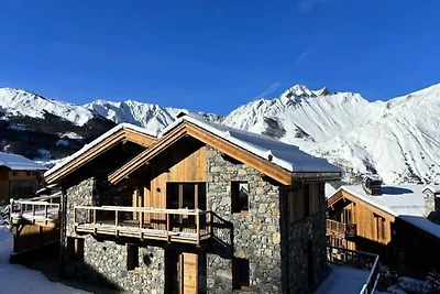 Chalet in Les Places met toegang tot de...