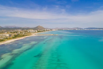 Tor am Strand in Playa de Muro