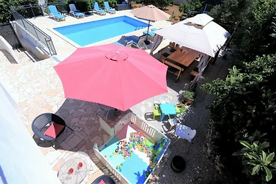 Ferienwohnung auf Čiovo mit großem Balkon