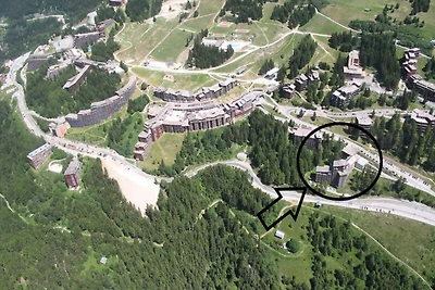 Apartment in Les Arcs mit Blick auf das Tal