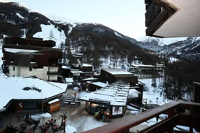 Apartment in Vars mit Blick auf die Pisten