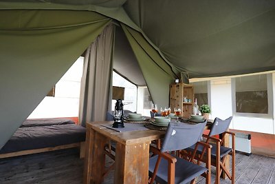 Spaziosa tenda safari glamour